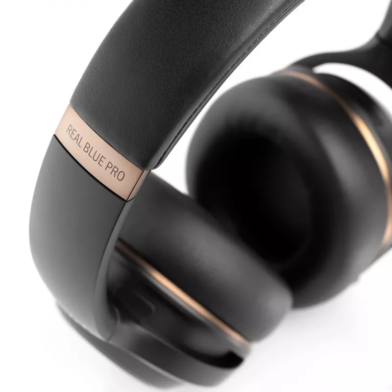 Teufel REAL modrý PRO Headset bezdrôtový s hlavovým mostom herný Bluetooth čierny