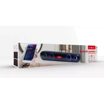 Gembird SPKBT-BAR400L soundbar reproduktor čierny 2.0 kanály 10 W