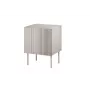 Nočný stolík Cama Meble ISLA 44,5x40x59 cm cashmere matný, MDF & drevotrieska, sada 2 ks