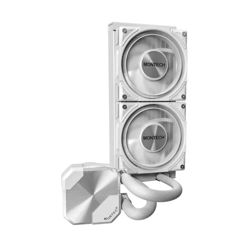 Montech HyperFlow Silent 240 procesorový All-in-One kvapalinový chladič 12 cm biely 1 ks