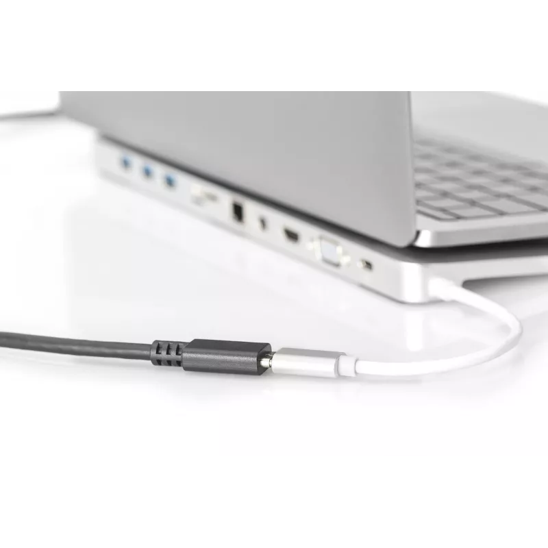 USB Type-C predlžovací kábel Digitus AK-300210-007-S 0,7 m