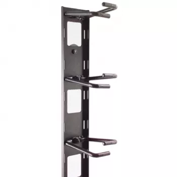 APC NetShelter káblový manažment, vertikálny káblový manažér, káblové krúžky, sada 8 ks, čierna, 55 mm x 766 mm x 85 mm