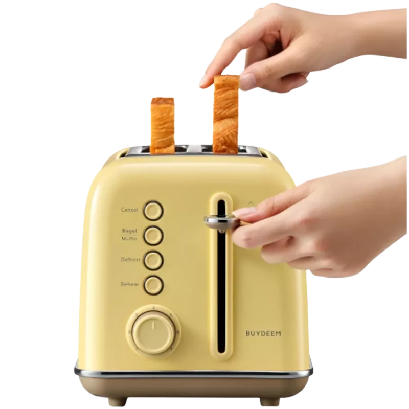 BUYDEEM toaster na 2 plátky, model DT620E, farba Mellow Yellow, EU