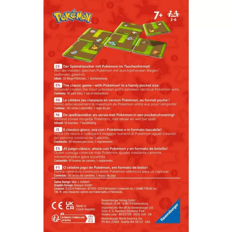 Pokémon Labyrinth Connect, stolová hra