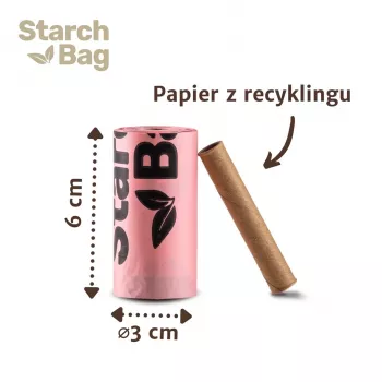 STARCH BAG - vrecká na psie exkrementy - 1 x 15 kusov