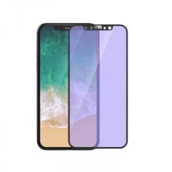 Ochranné sklo na displej z tvrdeného skla Devia pre iPhone XS/X 5,8 palca anti-blue-light celá obrazovka čierna