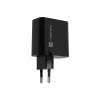 Káblová nabíjačka pre mobilné zariadenia NATEC NUC-2143, 45 W, USB-C PD 3.0 + USB-A QC 3.0, 110–240 V, čierna