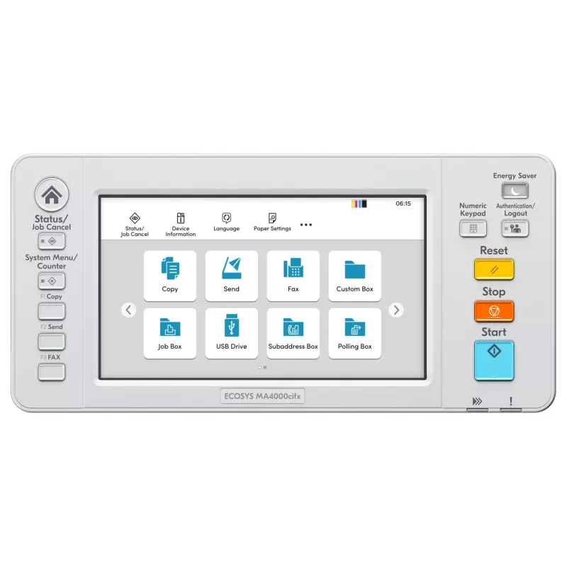 Kyocera ECOSYS MA4000cifx Tlačiareň Laser Farba MFP A4 40 ppm Ethernet LAN USB (SPEC)