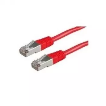 Value 21.99.0812 ethernetový patch kábel červený