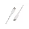 Belkin BOOST CHARGE - USB kábel - 24-pin USB-C (M) na 24-pin USB-C (M) - USB 2.0 - 2 m - biely