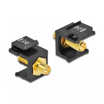 Keystone modul RP-SMA, konektor samica, čierny, DeLOCK 86865
