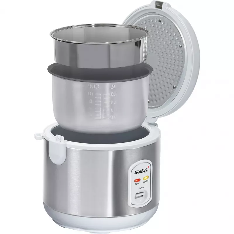 Hrniec na ryžu Steba RK 2 3,5 L 700 W nerez biela 050200