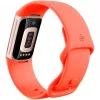 Fitbit Charge 6 - Champagne Gold hliník - merač aktivity s Infinity Band - silikón - koralová - NFC, Bluetooth - 37.64 g (40-56-7910)