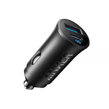 Anker auto nabíjačka 30 W 2 porty čierna rýchle nabíjanie