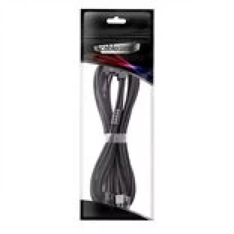 PCIe napájací predlžovací kábel CableMod C-Series Pro Variant A 90° 16-Pin na 2×8-Pin čierny