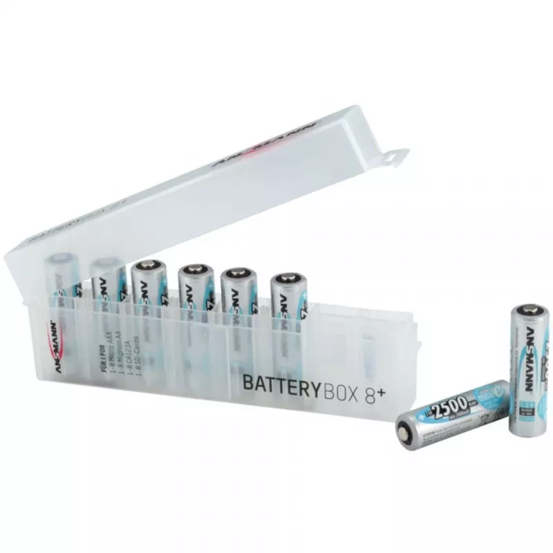 Box na batérie Ansmann 4000033 Transparent