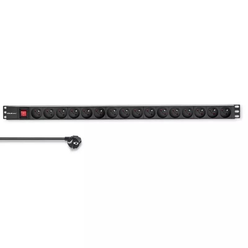 Zásuvkový blok pre RACK 16A PDU, 16xFRENCH, vertikálny