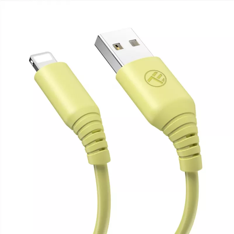 USB na Lightning kábel Tellur T-MLX46884 3A 1m žltý
