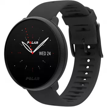 Polar Ignite 2 – čierna & perleťová – športové hodinky s remienkom – silikón – čierna – veľkosť remienka: S/L – Bluetooth – 35 g (90085182)