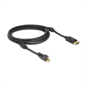 DisplayPort kábel DeLOCK 83722 Mini DisplayPort 2 m čierny