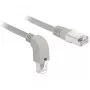 Sieťový kábel DeLOCK 85875 2 m Cat6a S/FTP sivý