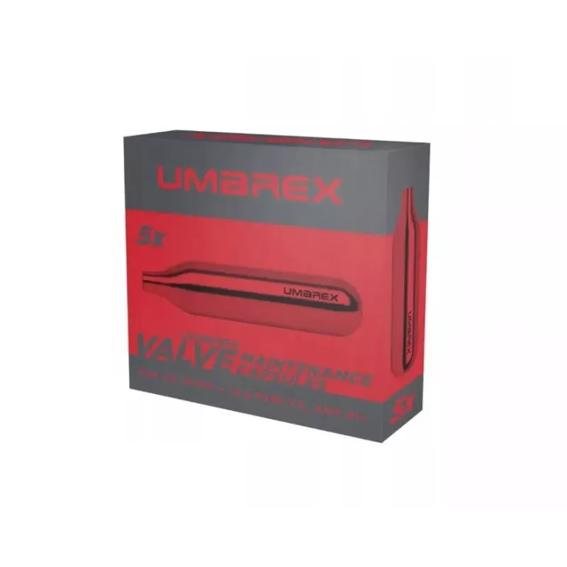 CO2 kapsuly UMAREX KOL.121-229 12 g — kov 12 g, balenie 5 ks pre vzduchovky a RAM markery