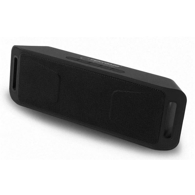 Stereo prenosný reproduktor ESPERANZA FOLK čierny — 6 W RMS, Bluetooth, microSD, LiPo batéria
