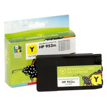 Kompatibilná Static Control HP 953XL (F6U18AE) atramentová kazeta, žltá (nový čip)
