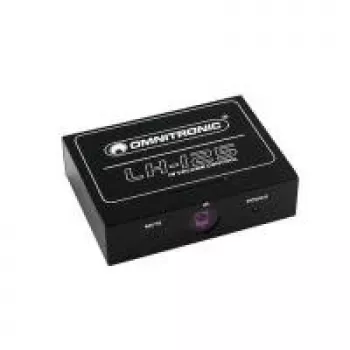 Regulátor hlasitosti Omnitronic LH-125 IR 125W — pasívny inline regulátor úrovne pre audio systémy