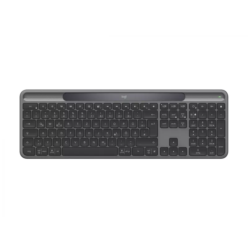 Logitech Signature Slim Solar+ K980 bezdrôtová klávesnica, nemecké QWERTZ, grafitová