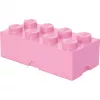 LEGO úložná kocka 8 ružová, úložná krabica ružová