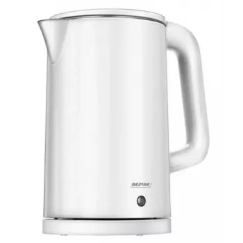 Rýchlovarná kanvica MPM 1,7 l 2200 W nerezové telo, tlačidlá, nastaviteľný termostat, bezpečnostné zaistenie