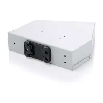 DIN lištový optický spleťový rozvádzač DIGITUS DN-96894 — uhlový, 6 SC SX / LC DX, hliník, sivá