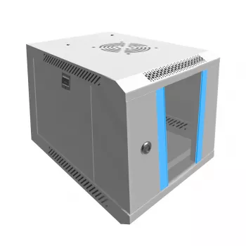Extralink EX.14466 rack skriňa 4U nástenný rack sivá