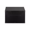 Nástenný 19-palcový rack DIGITUS Dynamic-N DN-37103 — 7U, 600x600 mm, IP20, nezmontovaný, čierny