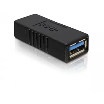 DELOCK USB 3.0-A adaptér USB-A na USB-A čierny, USB 3.0 prenos dát