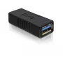DELOCK USB 3.0-A adaptér USB-A na USB-A čierny, USB 3.0 prenos dát