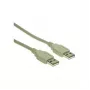 GoodConnections prepojovací kábel USB 2.0 konektor samec A na konektor samec A, sivý, 1m,