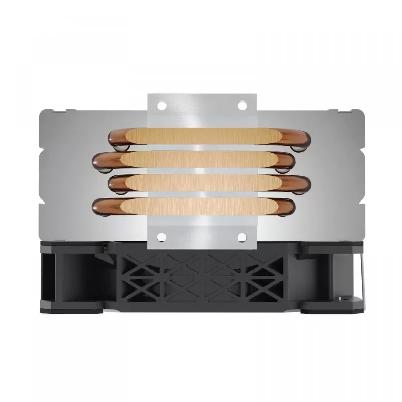 CPU vzduchový chladič SAVIO SAVGCOVORTEXX2ARGB s 4 heatpipes, 120-mm-ARGB ventilátor, čierny