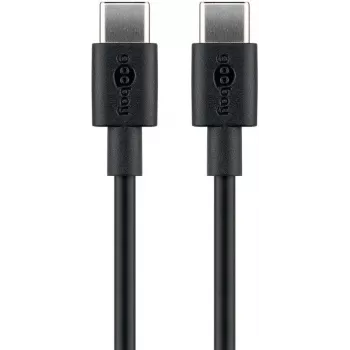 Goobay 51243 USB kábel 2 m USB 2.0 USB C čierny (51243)