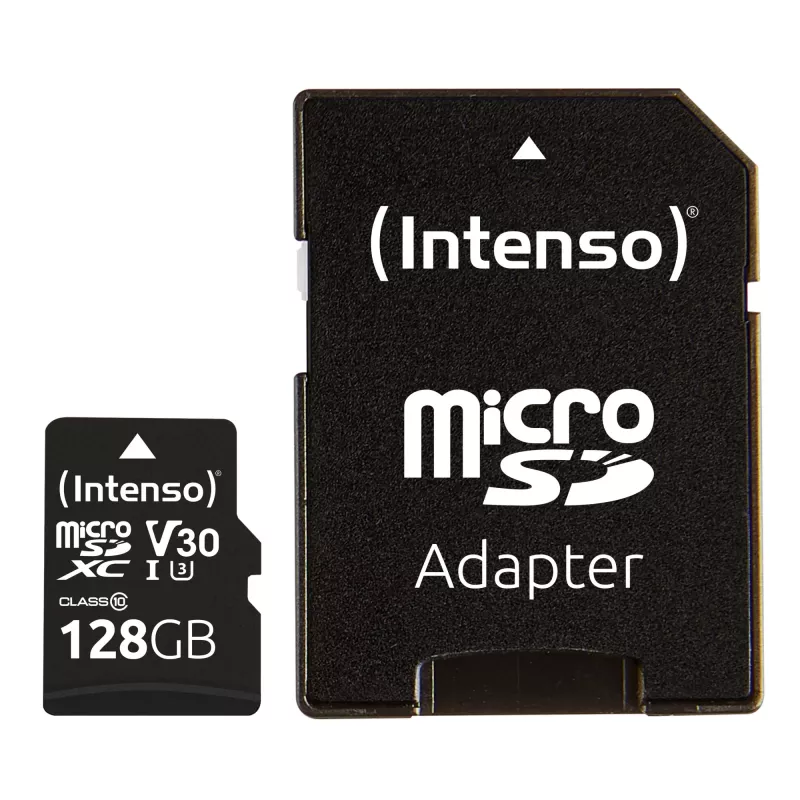 Pamäťová karta MICRO SDXC 128GB C10/W/ADAPTER 3433491 INTENSO