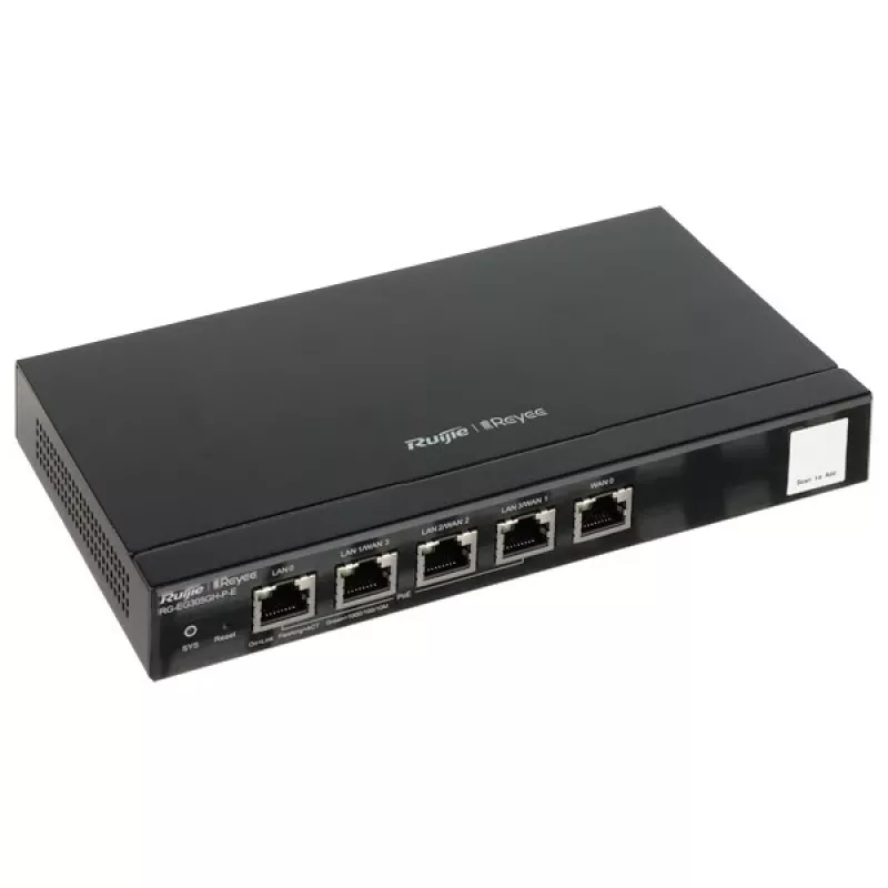 Ruijie Networks RG-EG305GH-P-E káblový router čierny