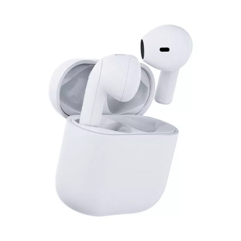 Headset happy plugs JOY TWS In-Ear Bluetooth na hovory, hudbu, šport — biela, 20 – 20 000 Hz