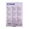 Bomann KW 1421 CB kuchynská váha, LCD displej, nehrdzavejúca oceľ, 160 x 230 x 18 mm, AAA, čierna (614211)