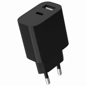NABÍJAČKA USB UNIVERZÁLNA ČIERNA/2P TA-UC-2AC12-01-BK GEMBIRD