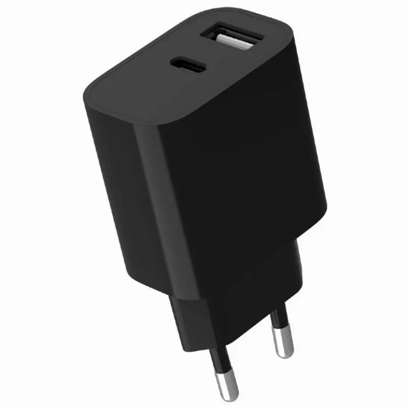 NABÍJAČKA USB UNIVERZÁLNA ČIERNA/2P TA-UC-2AC12-01-BK GEMBIRD