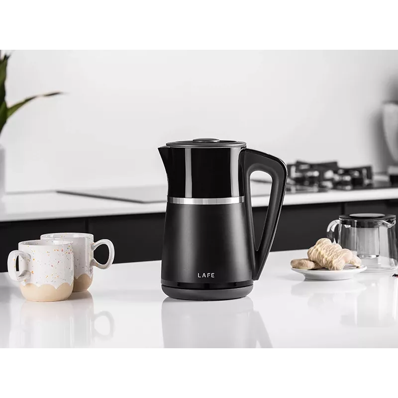 Rýchlovarná kanvica LAFE 1,7L 2200W čierna