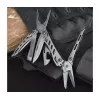 Multitool Nextool Mini FLAGSHIP NE20122 — 10-in-1 kompaktný nerezový multitool, čierny, 67×27×17 mm, 83 g