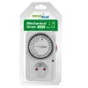 Mechanický časovač GreenBlue GB360 — mechanický časovač zásuvky pre časované spínanie