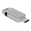 USB kľúč DeLOCK 64 GB USB-C Type-A otočný kovové puzdro